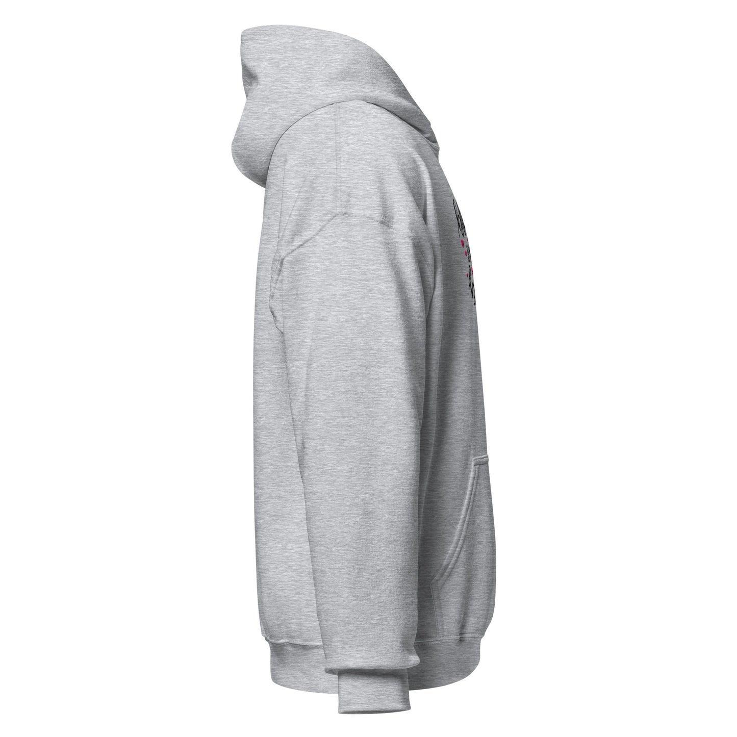 Blessed by the Best embroidered sport grey women's hoodie by The Avielle