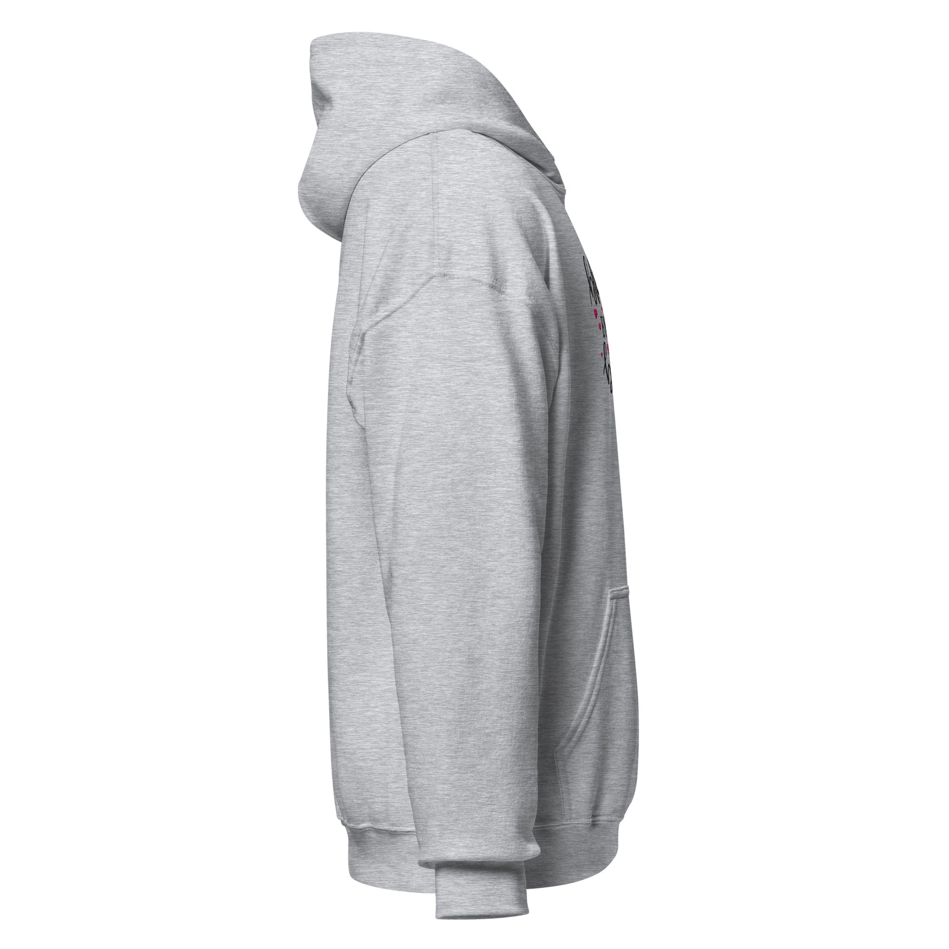 Blessed by the Best embroidered sport grey women's hoodie by The Avielle
