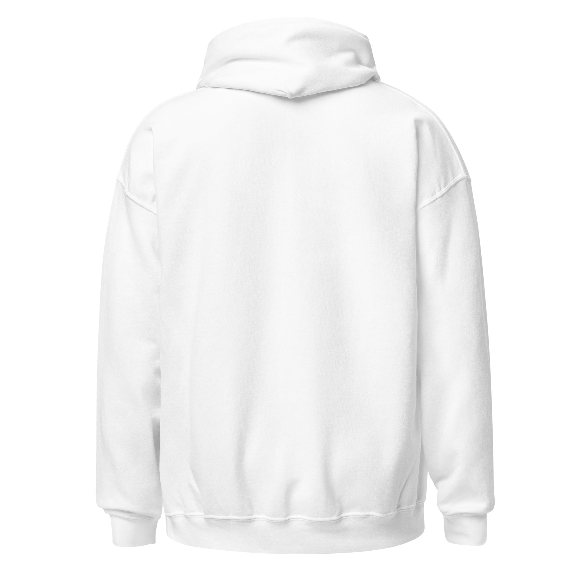 Back view of the Hope Psalm 42:5 premium white hoodie by The Avielle